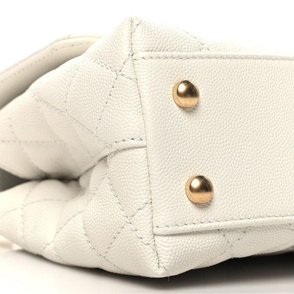 CHANEL Caviar Quilted Mini Coco Chain Handle Flap - Picture 9 of 11